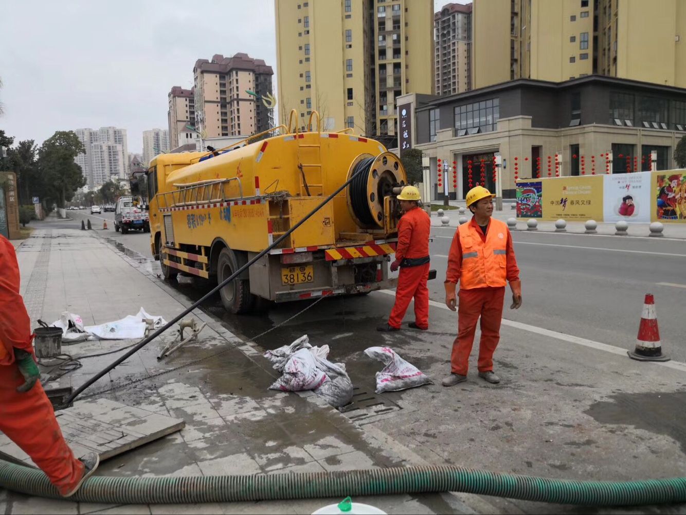 肃北排污管道清淤-管道清洗
